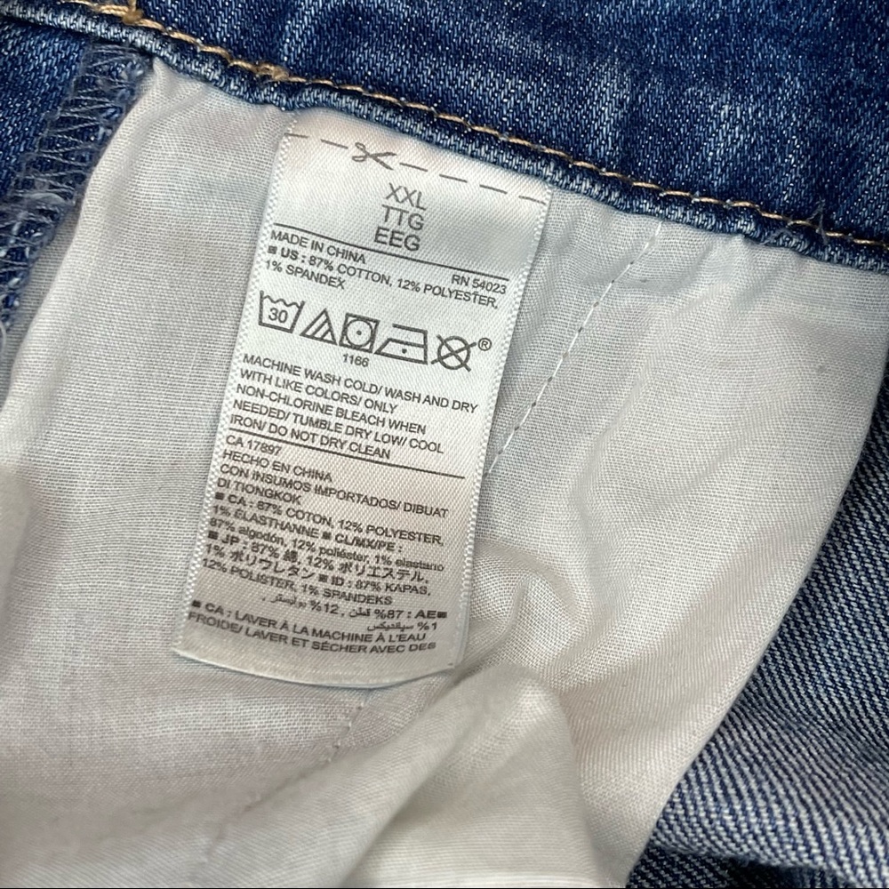 Old Navy Denim Coverall/Overall Shorts - Picture 14 of 15